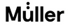 Müller Müller Logo in fetter, klarer Schrift mit Doppelpunkt, steht für funktionales Design und Qualität aus Deutschland