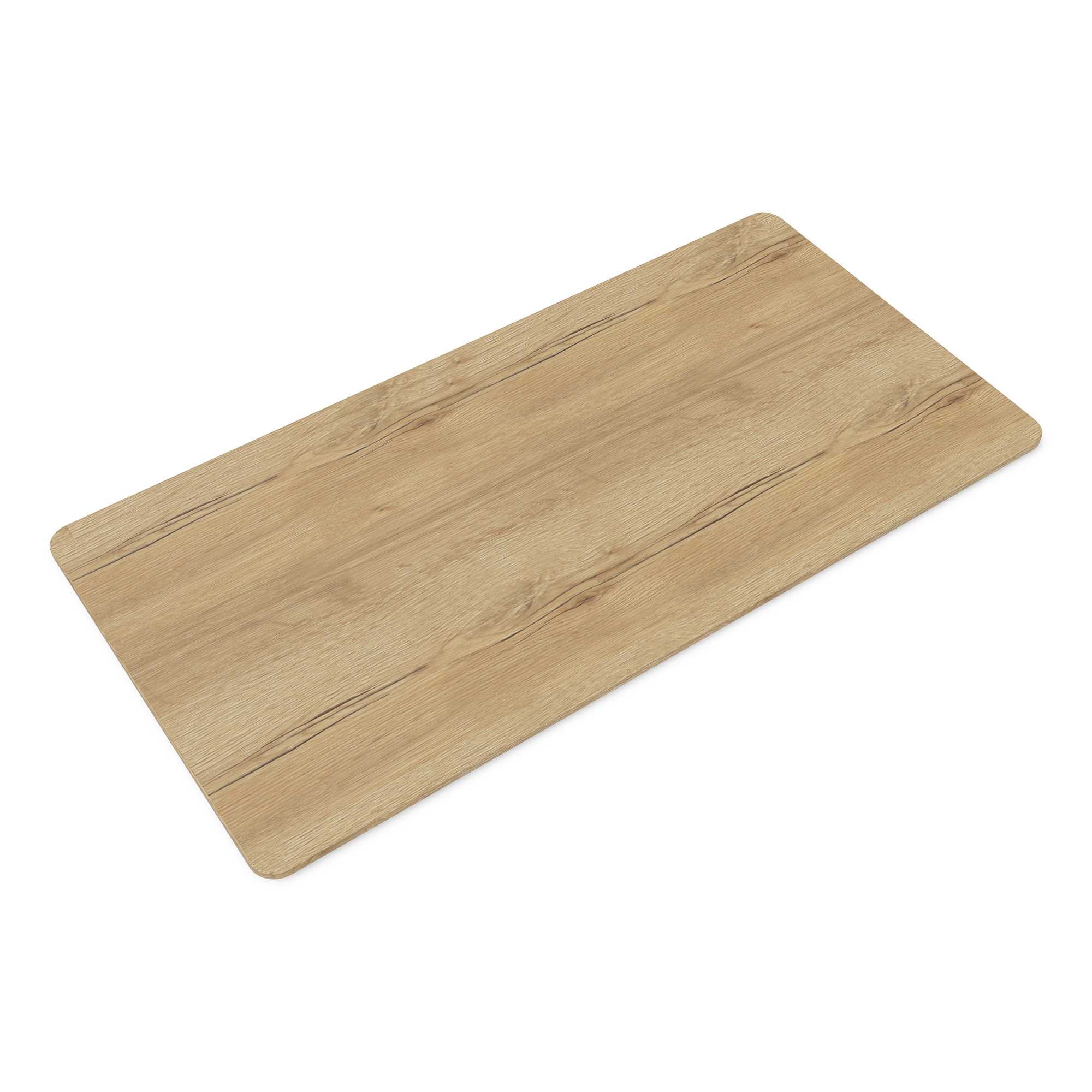 Y-Line Tischplatte 1600x700 Curved Eiche Natura - Dekor Premium