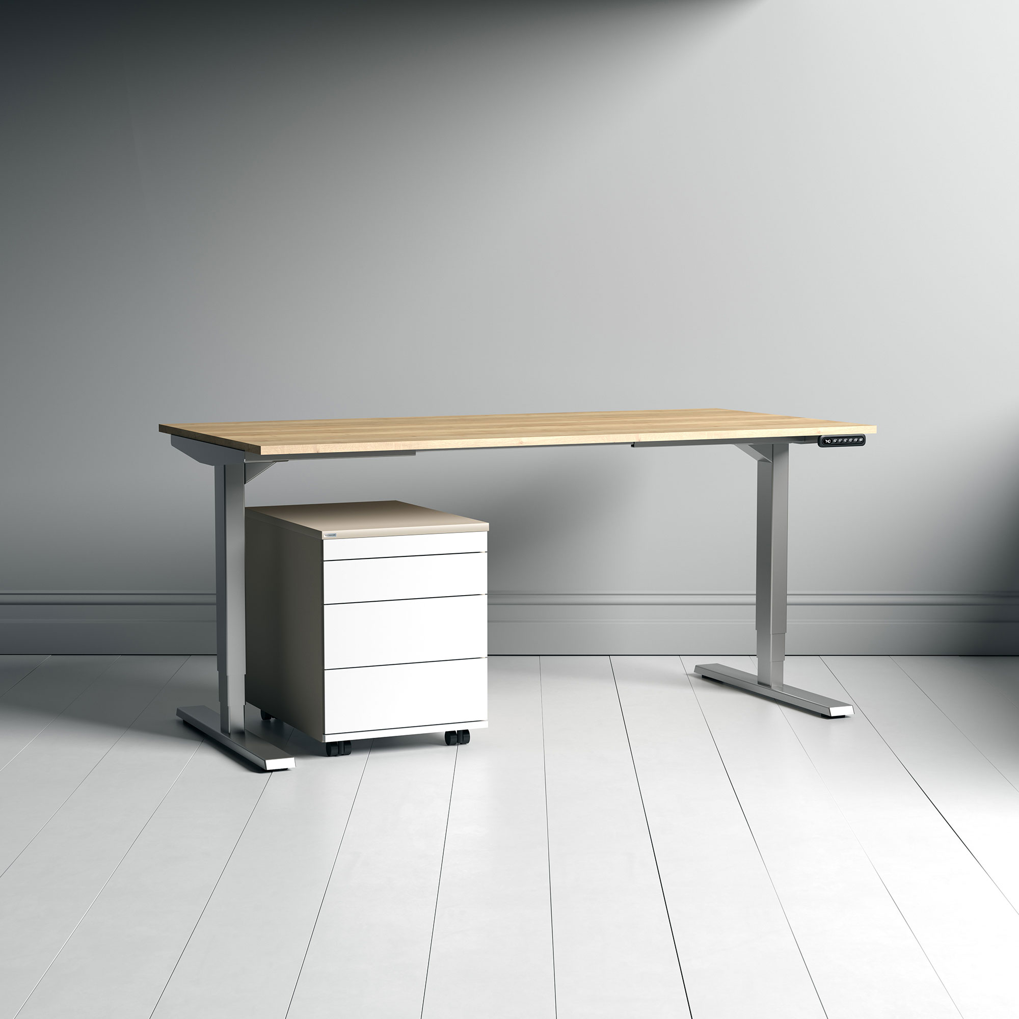 Elektrisch höhenverstellbarer Schreibtisch Y-Line