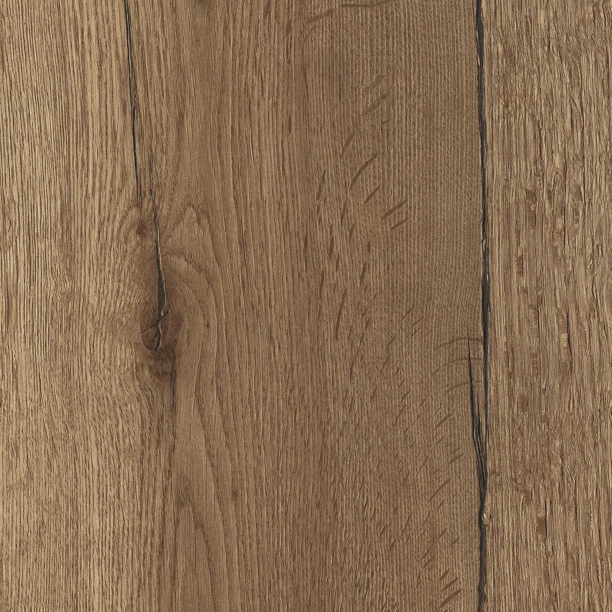 Holzstruktur mit natürlichen Maserungen und einer warmen, braunen Farbe.