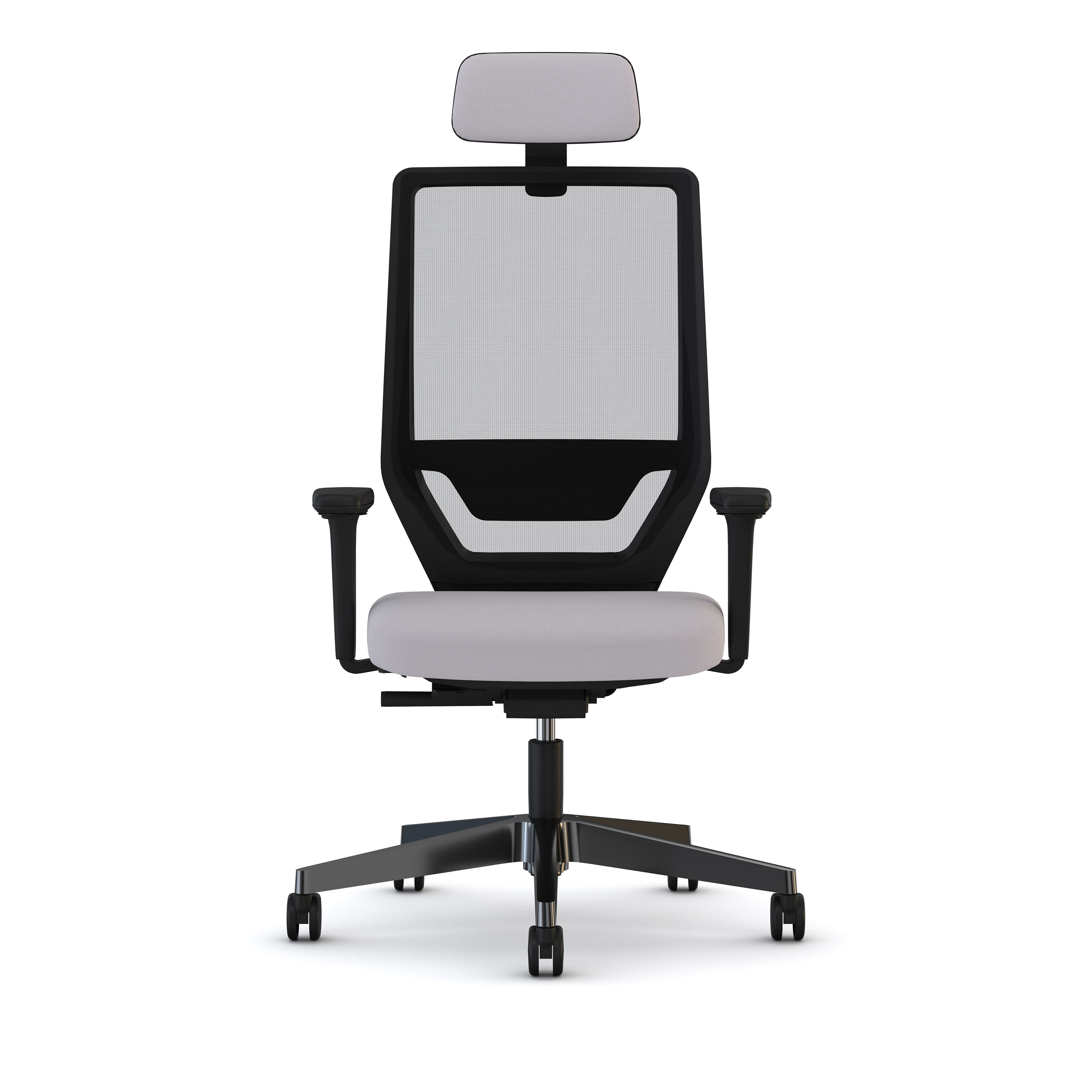 Bürostuhl Streamo mit Netzrücken und Kopfstütze