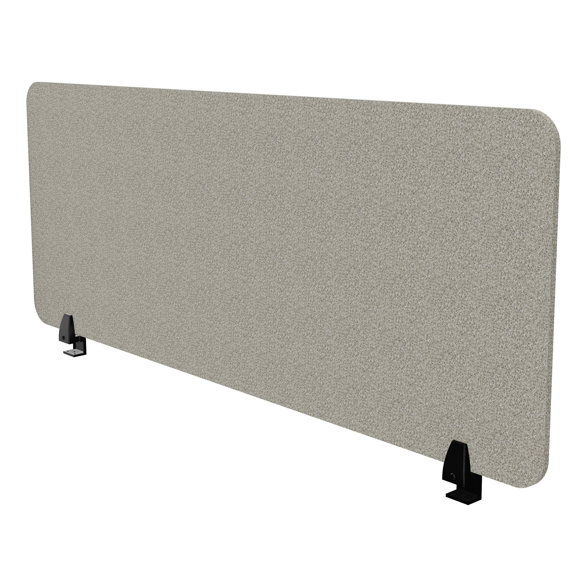 Schreibtischtrennwand VITECO 140cm Harbor Schwarz