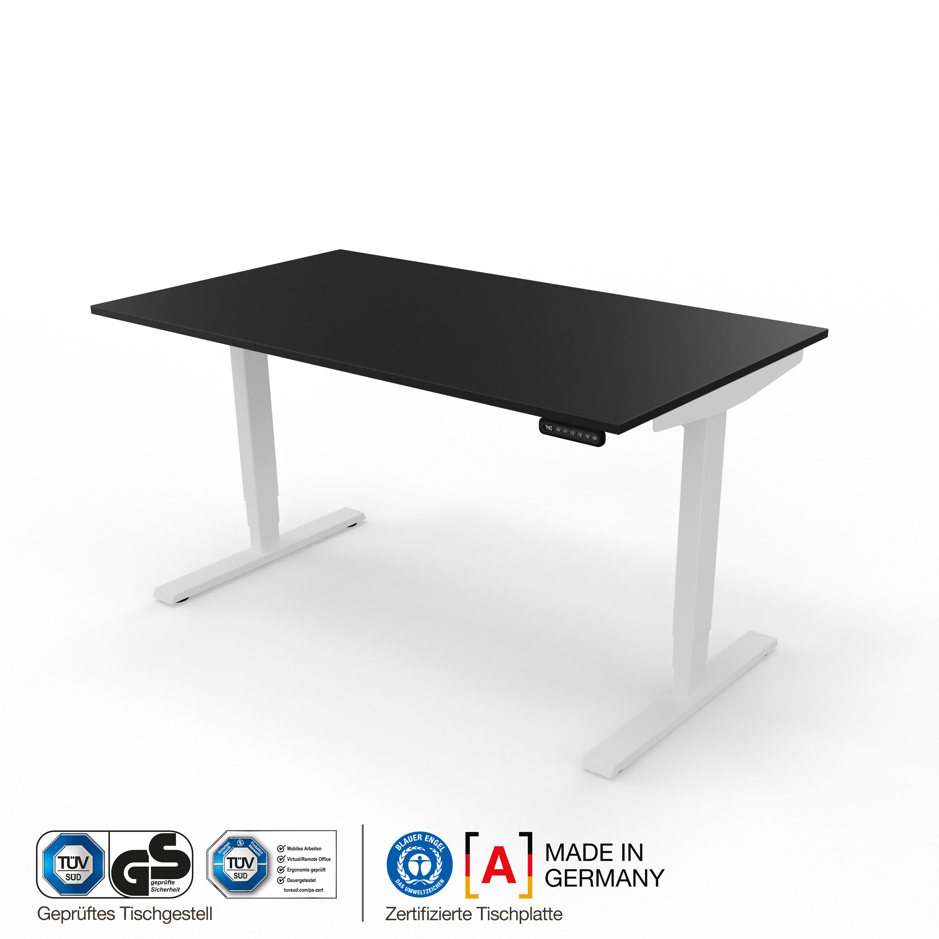 Elektrisch höhenverstellbarer Schreibtisch Y-Line