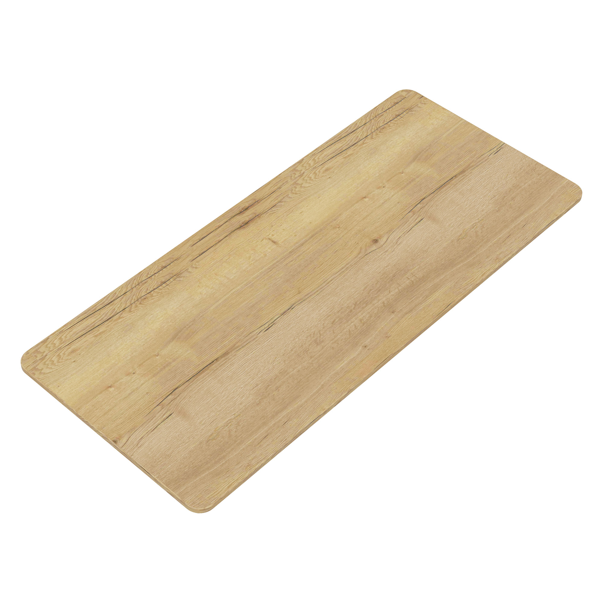 Y-Line Tischplatte 1600x700 Curved Eiche Natura - Dekor Premium