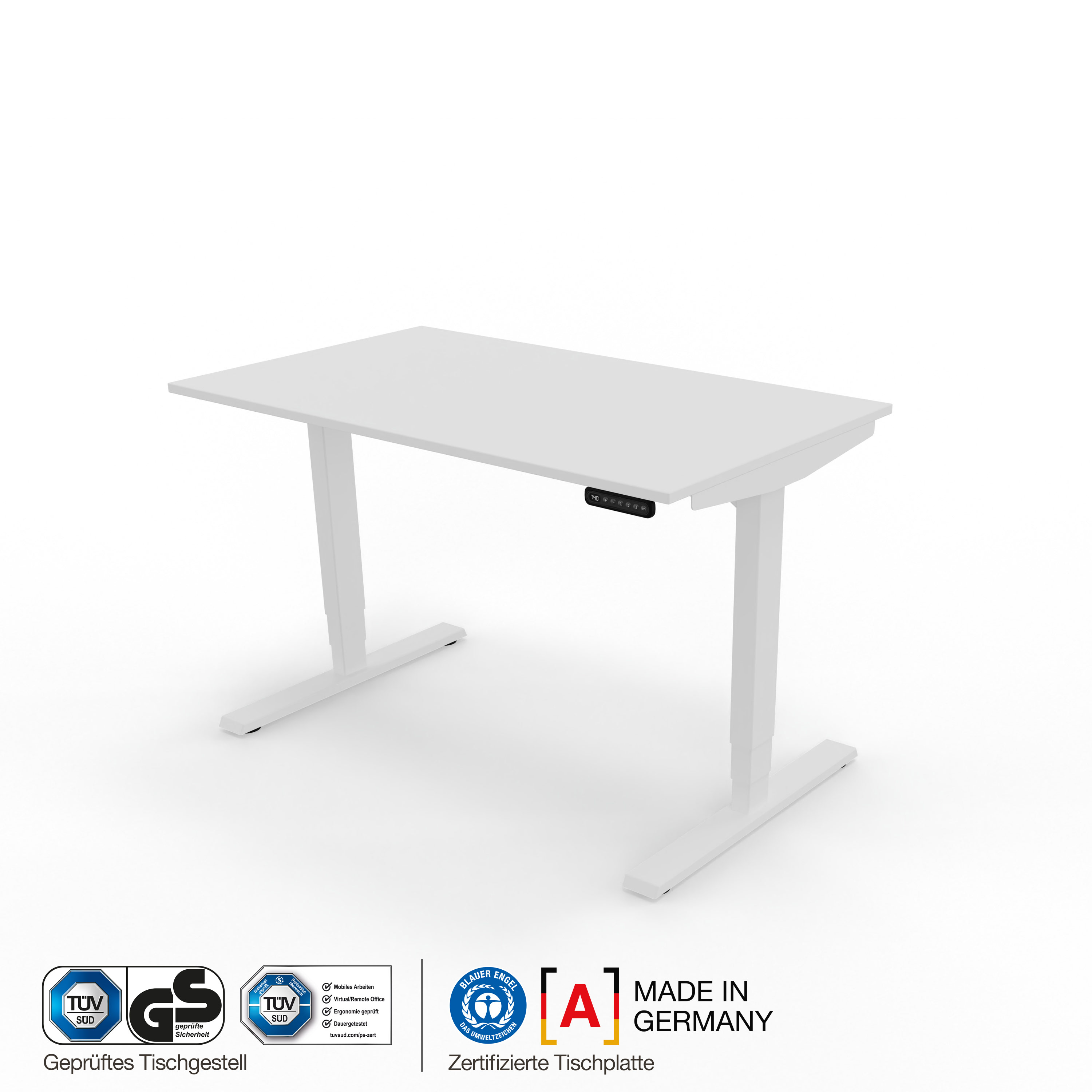 Elektrisch höhenverstellbarer Schreibtisch Y-Line