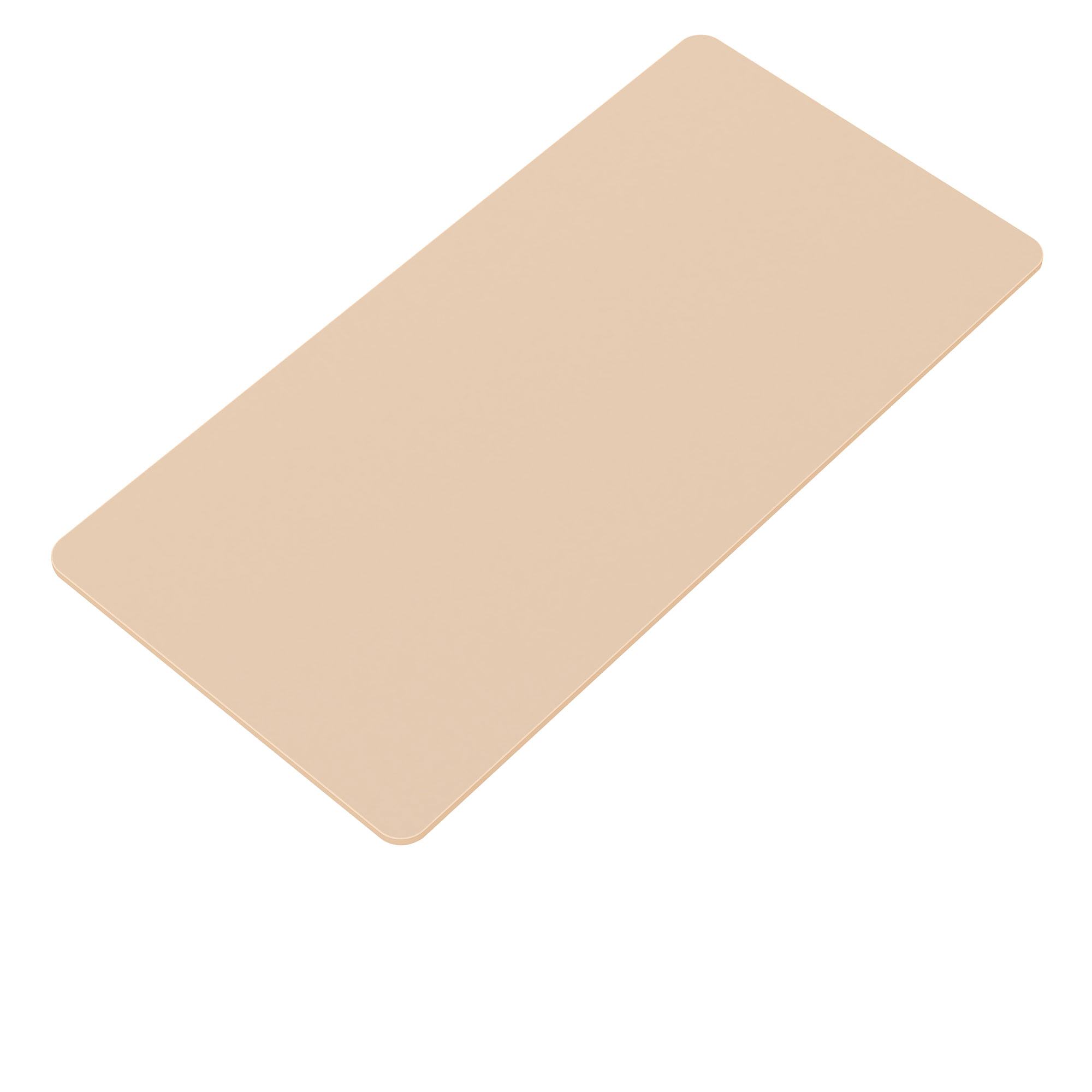 Y-Line Curved Platte 1400x700 abgerundet - Dekor Sand