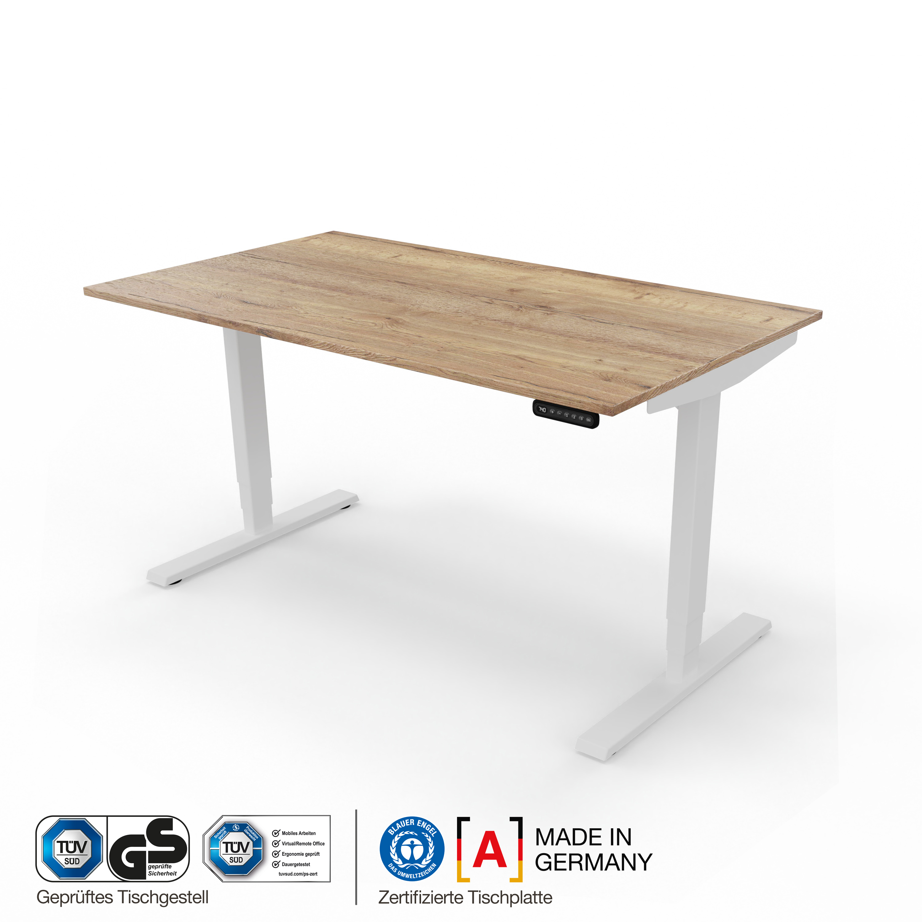 Elektrisch höhenverstellbarer Schreibtisch Y-Line