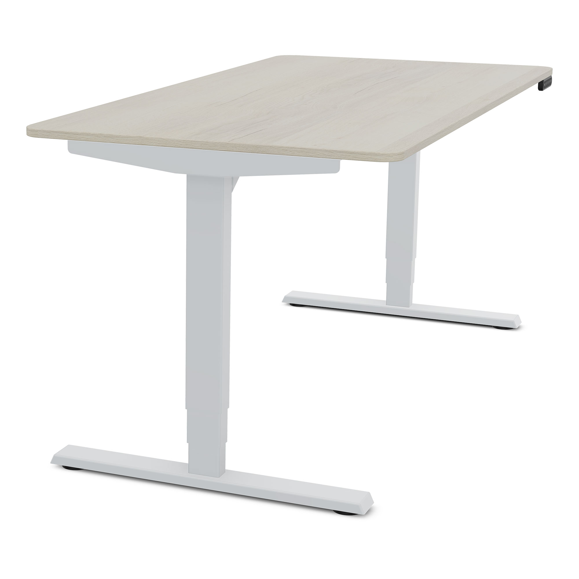 Elektrisch höhenverstellbarer Schreibtisch Y-Line Curved