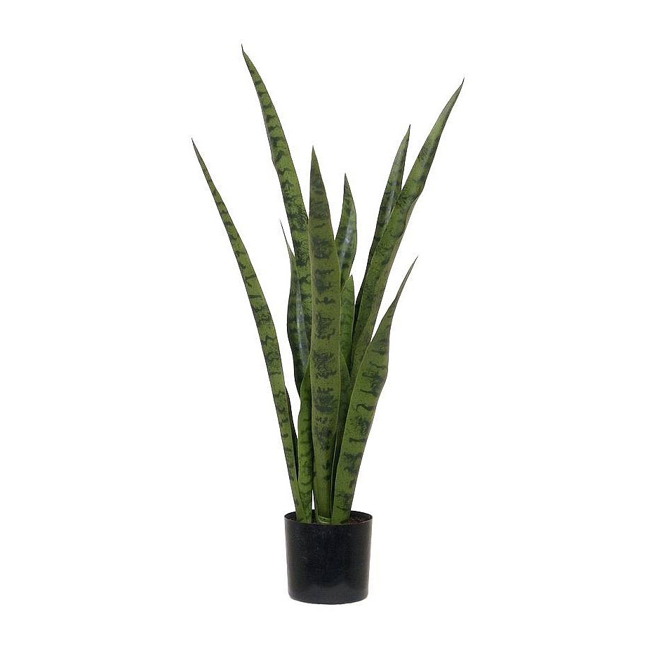 Kunstpflanze Sansevieria 78cm im Kunststoff Innentopf