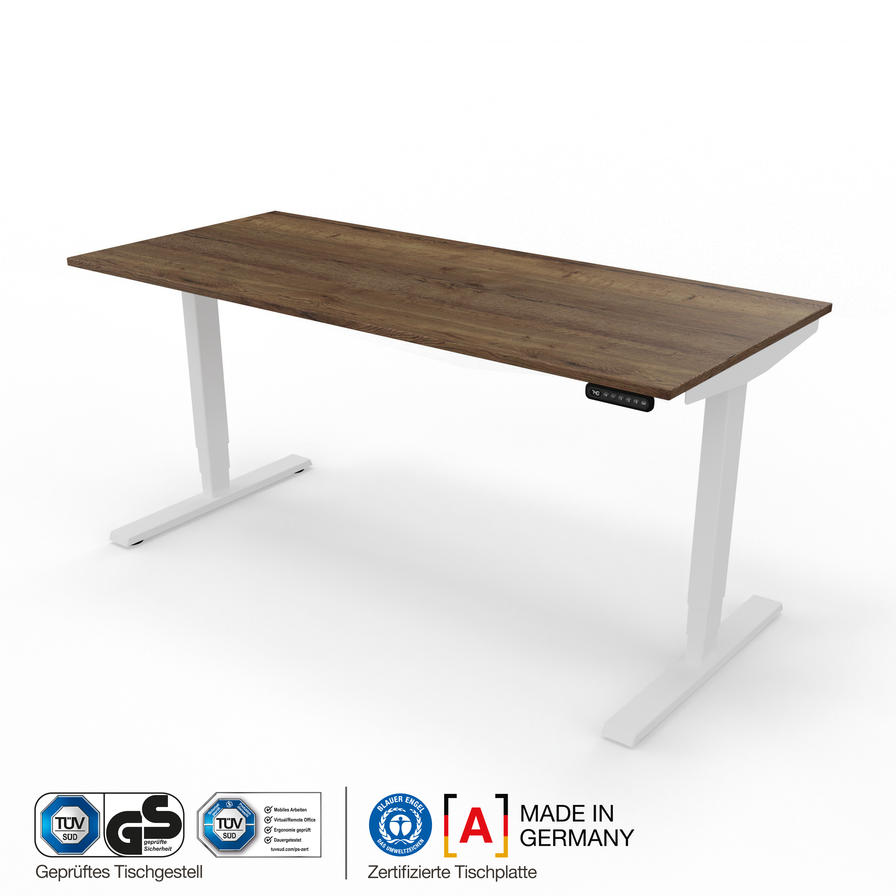Elektrisch höhenverstellbarer Schreibtisch Y-Line