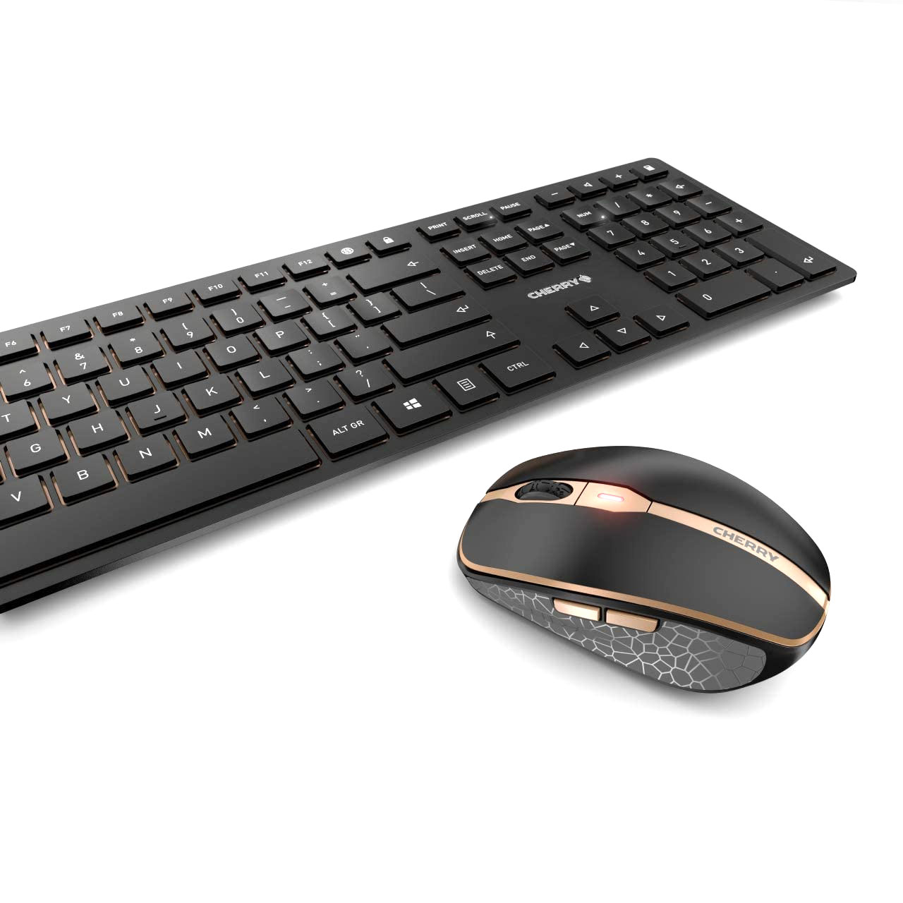 Tastatur-Maus-Set Cherry Desktop DW 9100 SLIM kabellos