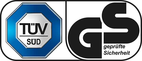 TÜV Süd geprüft Sicherheit