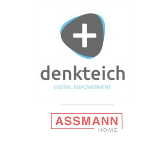 DENKTEICH x ASSMANN HOME Logo von denkTeich und ASSMANN Home.