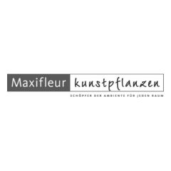 Logo von Maxifleur für Kunstpflanzen.