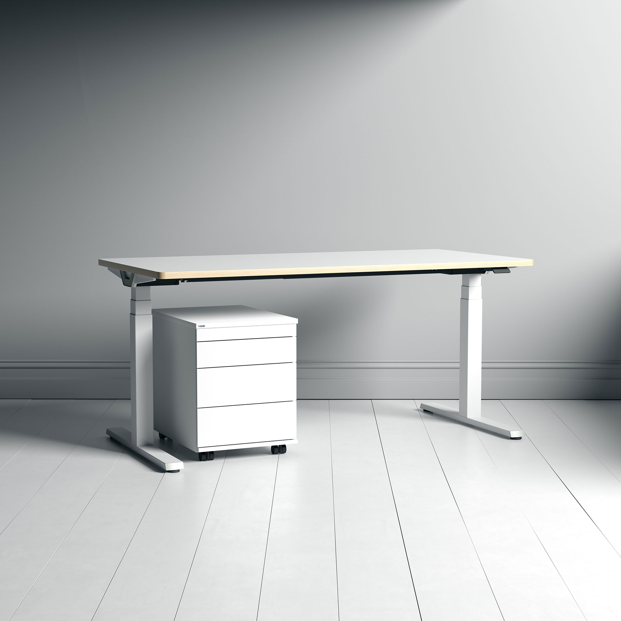 Elektrisch höhenverstellbarer Schreibtisch Montevo 140x80cm