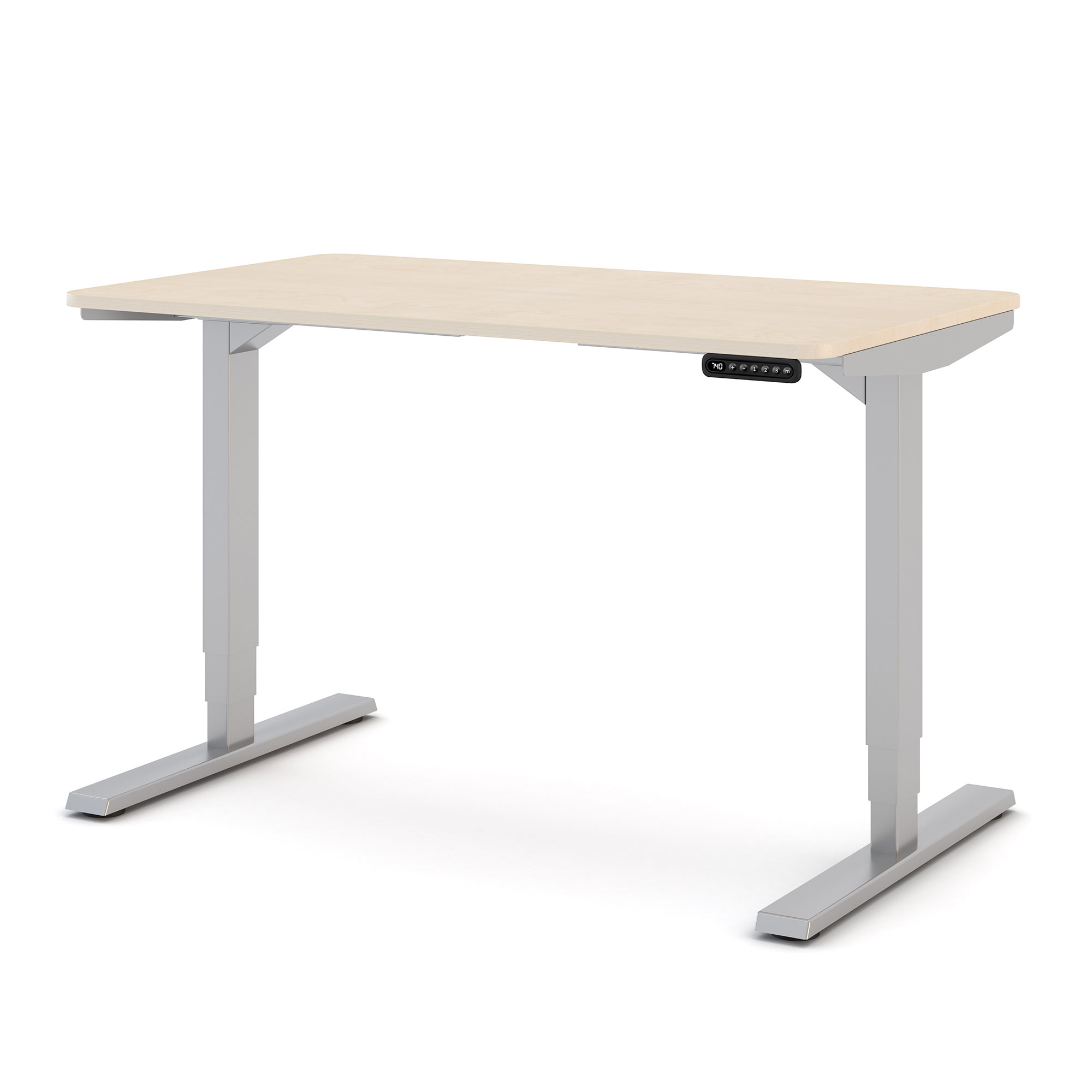 Elektrisch höhenverstellbarer Schreibtisch Y-Line Curved
