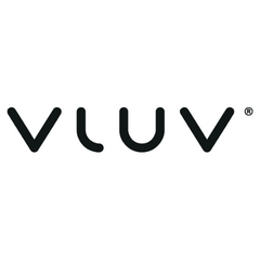 Markenshop VLUV Logo der Marke VLUV in schwarzer Schrift auf weißem Hintergrund.