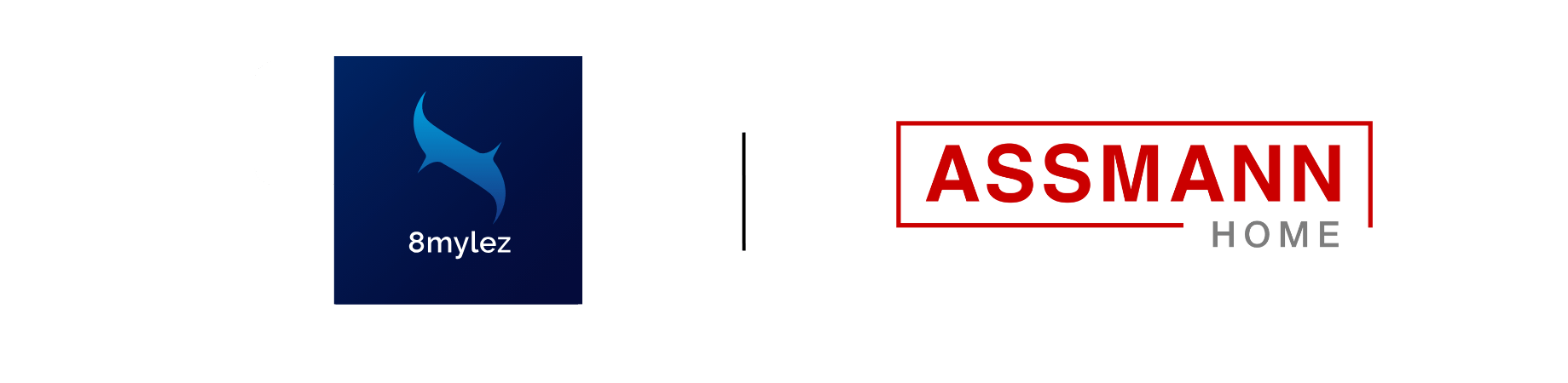 Logos von 8mylez und ASSMANN HOME zeigen die Partnerschaft im digitalen E-Commerce