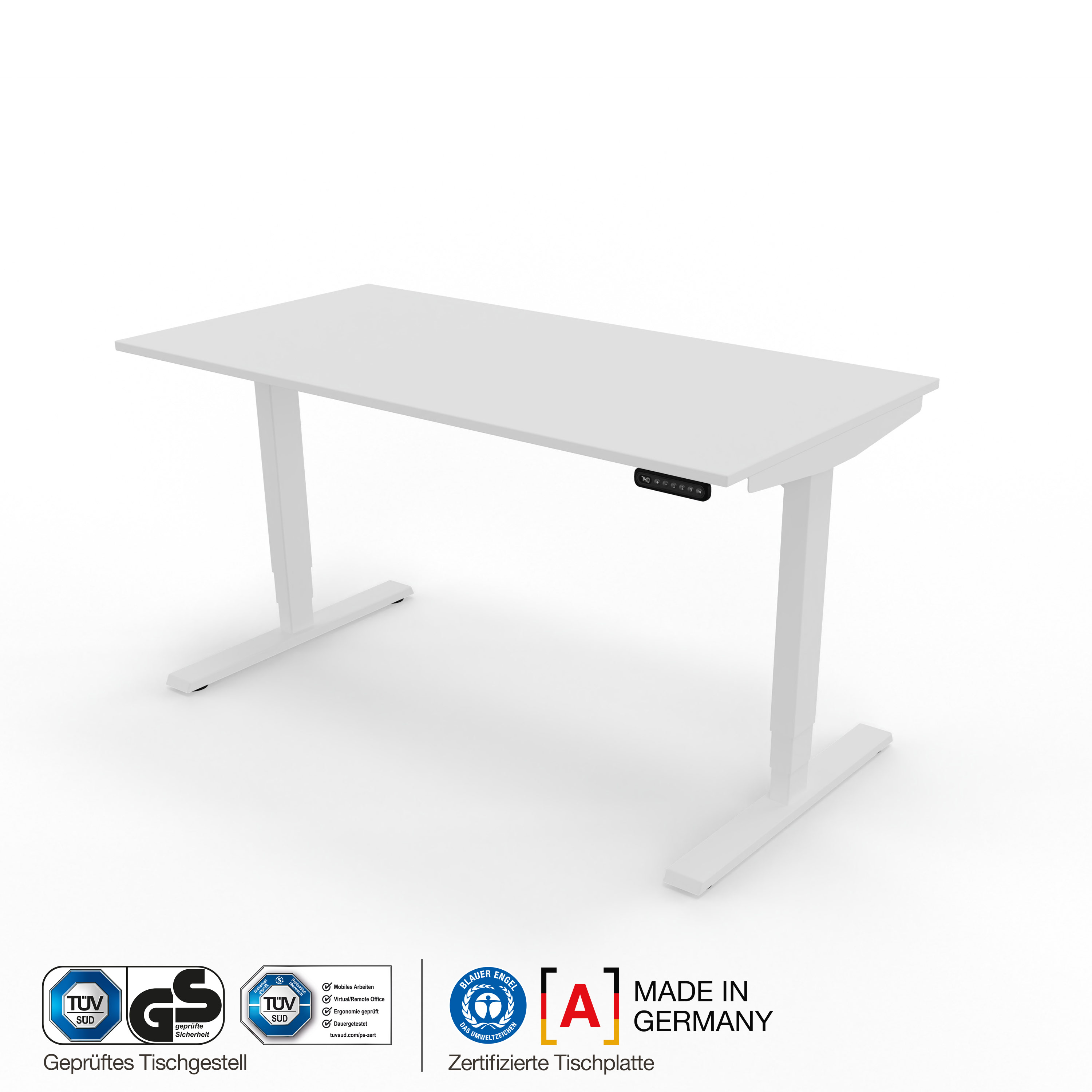 Elektrisch höhenverstellbarer Schreibtisch Y-Line