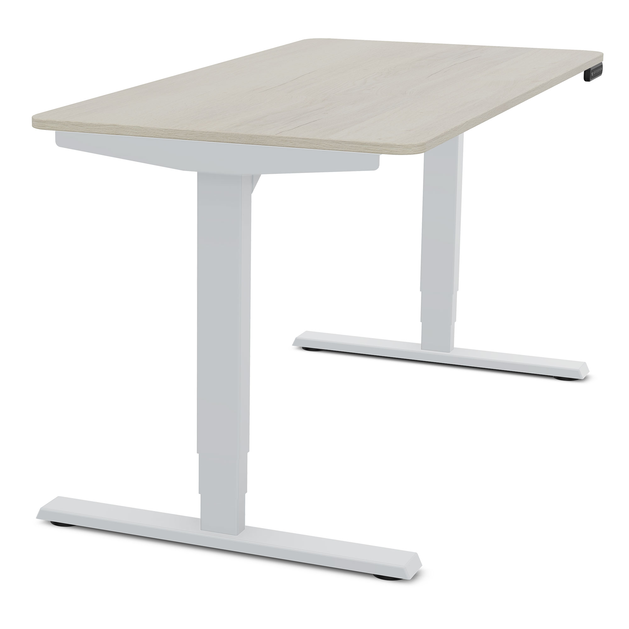 Elektrisch höhenverstellbarer Schreibtisch Y-Line Curved