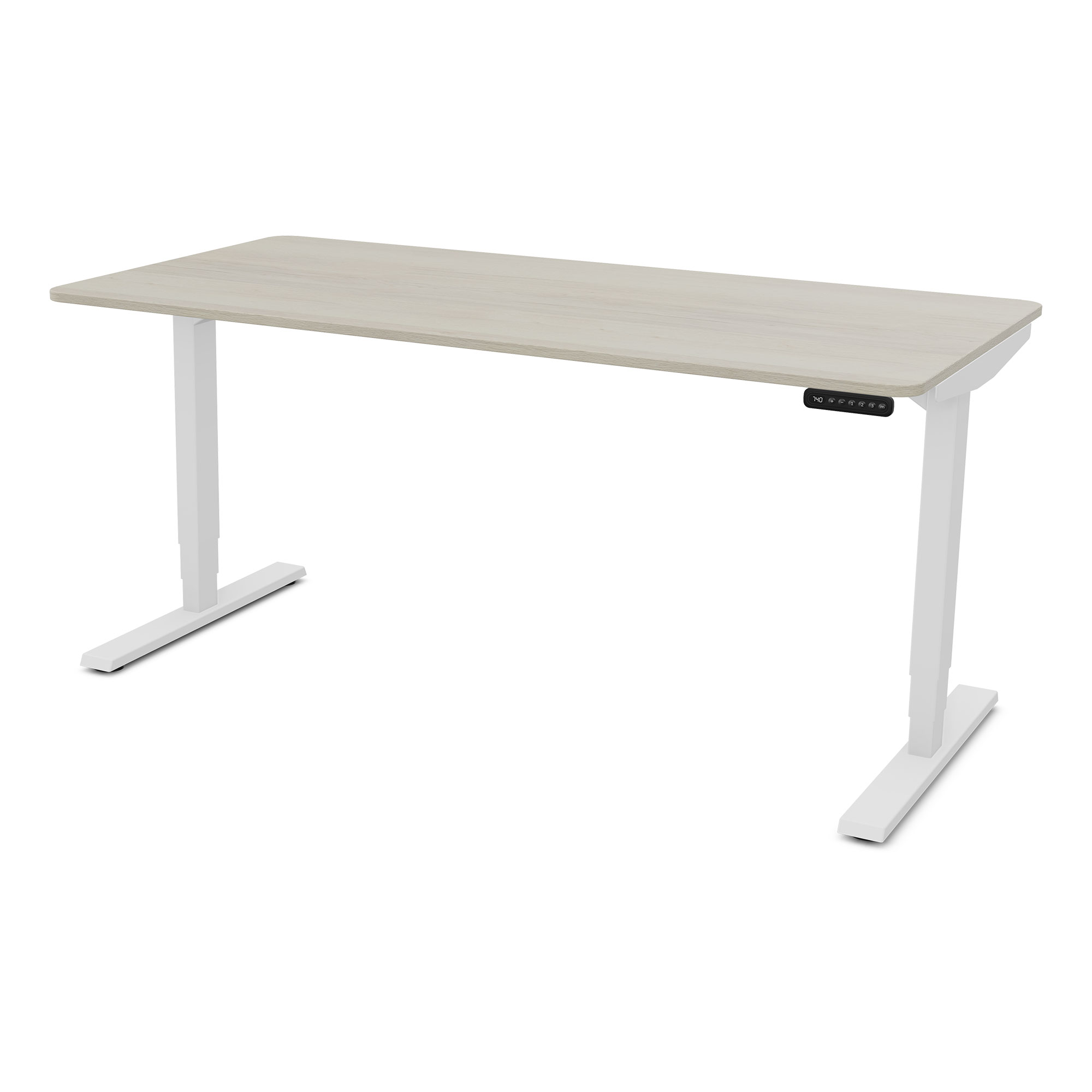 Elektrisch höhenverstellbarer Schreibtisch Y-Line Curved